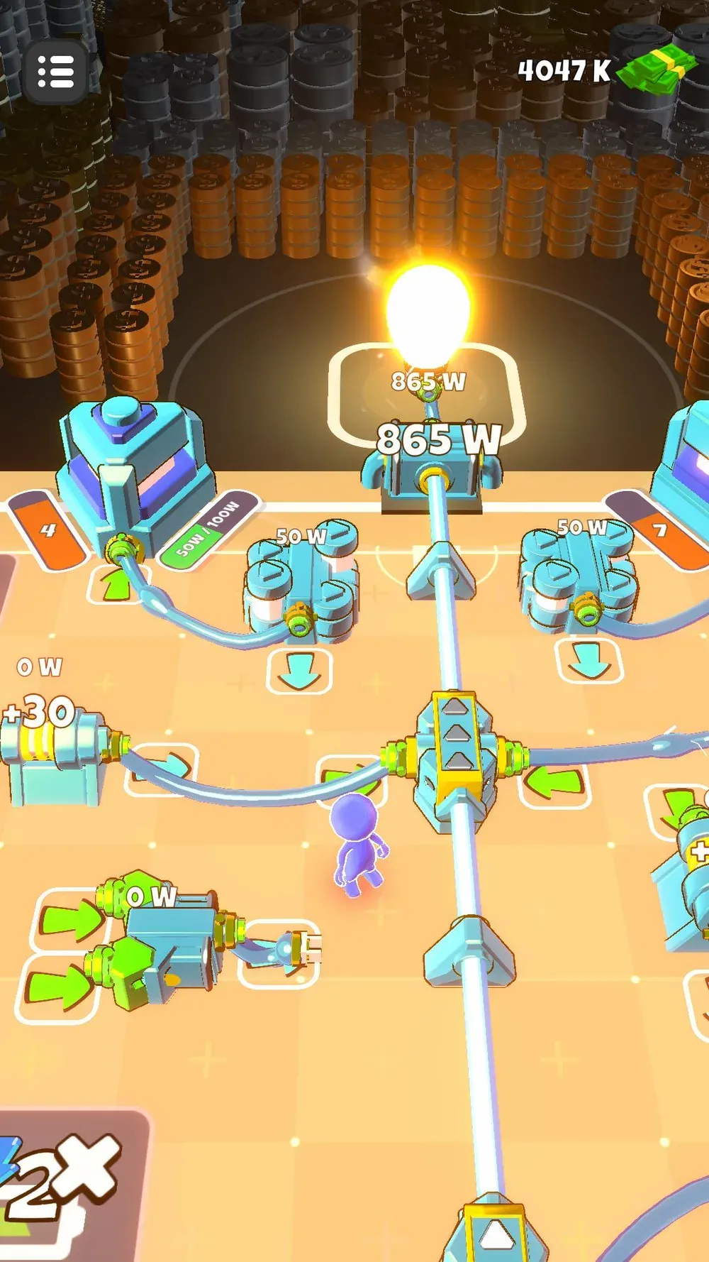Lighting Idle gameplay