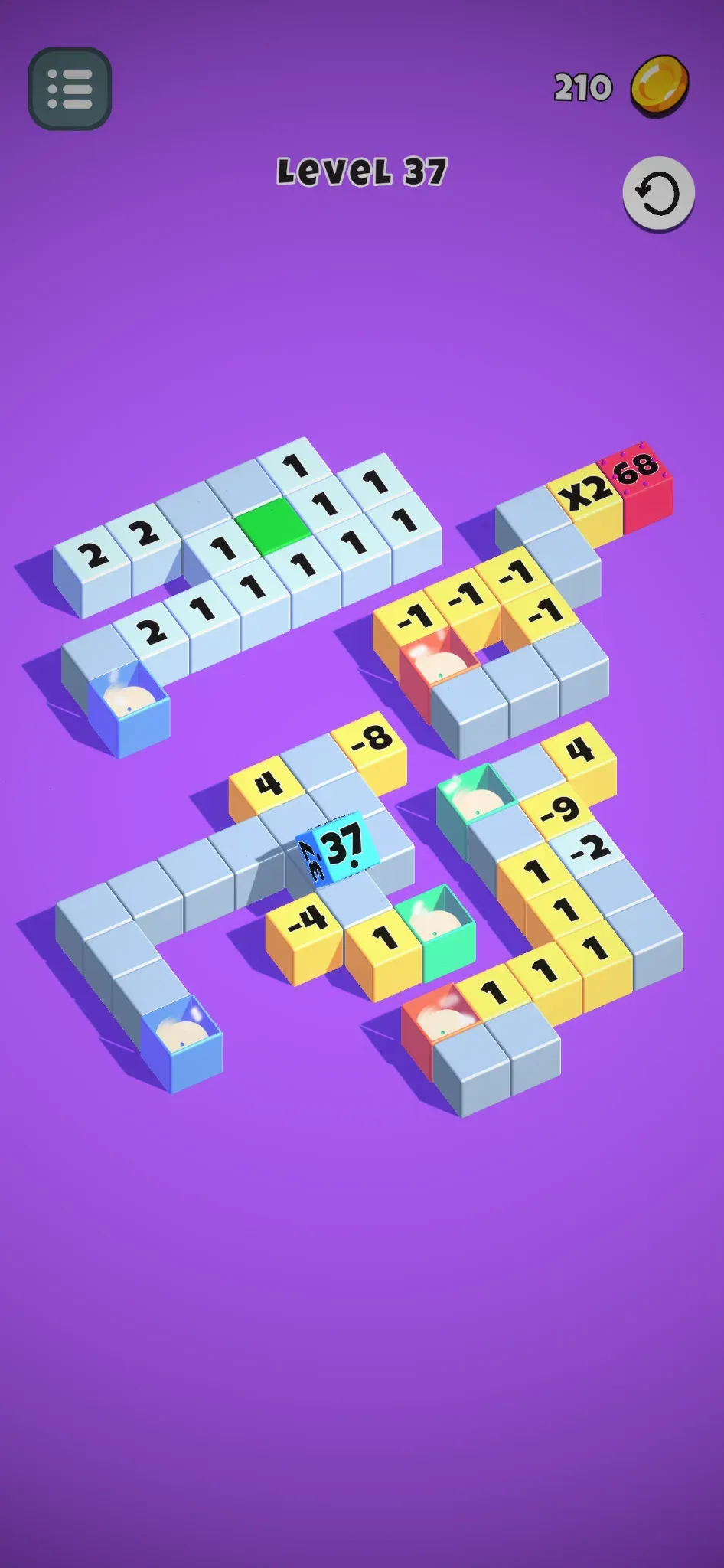 Cube Digits gameplay