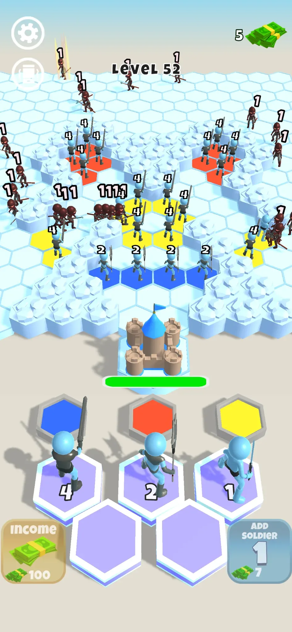 Color Grid Defence gameplay